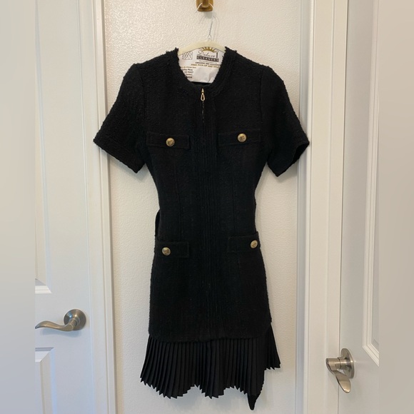 Sandro Joann boucle tweed dress size 36 - Picture 4 of 11